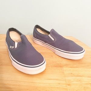 Classic Blue Vans Slip Ons Womens sz 8 Mens sz 6.5
